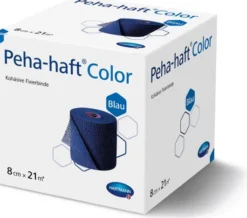 Peha Haft Color Fixierbinde Latexfrei 21 M X 8 cm Blau