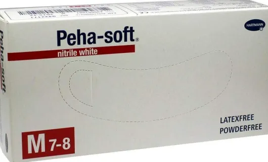 Peha-Soft Nitrile White Unt.Hands.Pud.Fr.Unst.M
