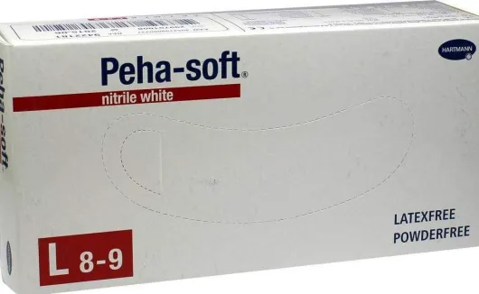 Peha-Soft Nitrile White Unt.Hands.Pud.Fr.Unst.L