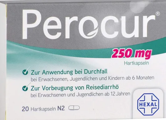 Perocur 250 mg 20 Hartkapseln