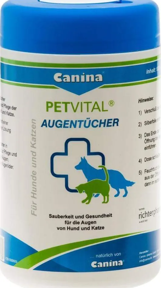 Petvital 120 Feuchttücher Für Augen