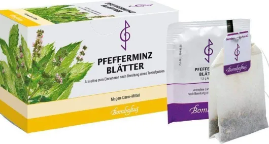 Pfefferminzblätter Tee Filterbeutel