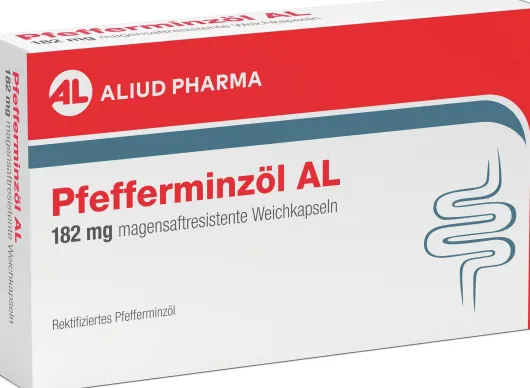 Pfefferminzöl Al 182 mg Magensaftresistente Weichkapseln 30 Stück