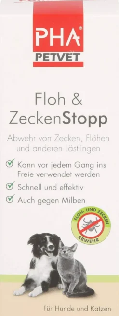 Pha Floh & Zeckenstopp Pumpspray Für Hunde und Katzen 100ml