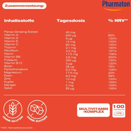 Pharmaton Vitality 2 x 100 Filmtabletten