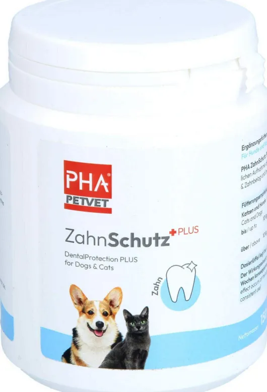 Pha Zahnschutz Plus Pulver Für Hunde und Katzen