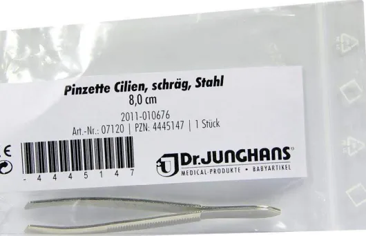 Pinzette Cilien Schräg 8 cm 1 Stück