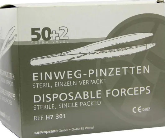 Pinzette Einmal Steril 50 Stück