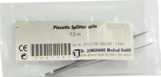 Pinzette Splitter Spitz 9 cm 1 Stück