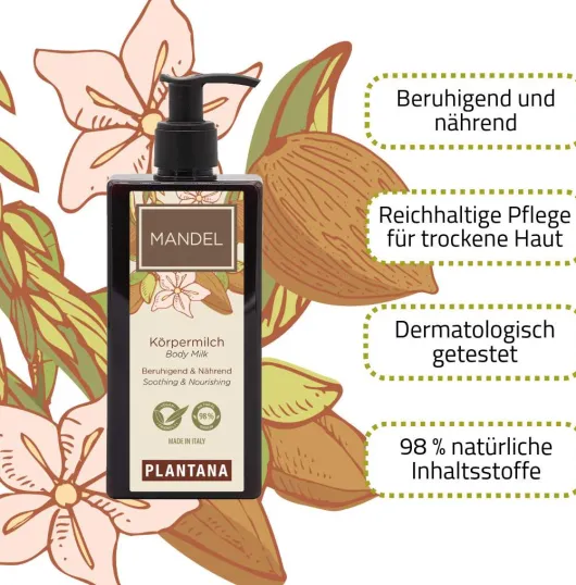Plantana Mandel Körpermilch 250 ml