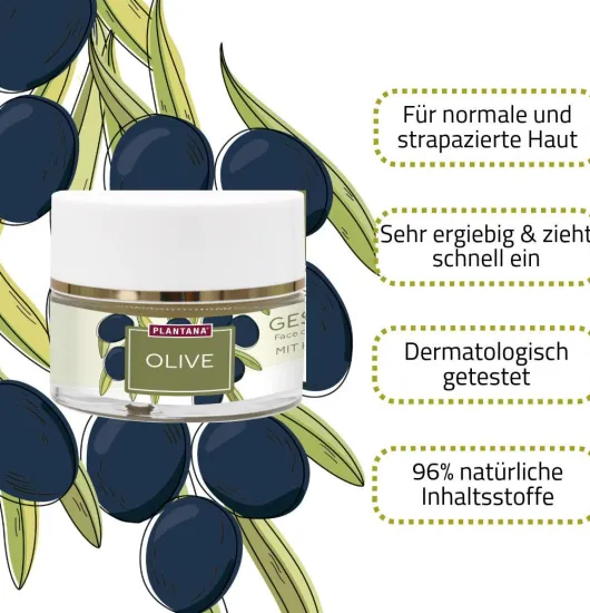 Plantana Olive Gesichtscreme 50 ml