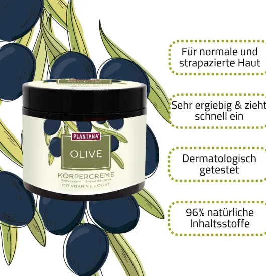 Plantana Olive Körpercreme 500 ml