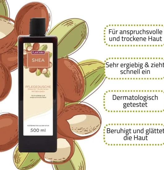 Plantana Shea Pflege Duschbad 500 ml