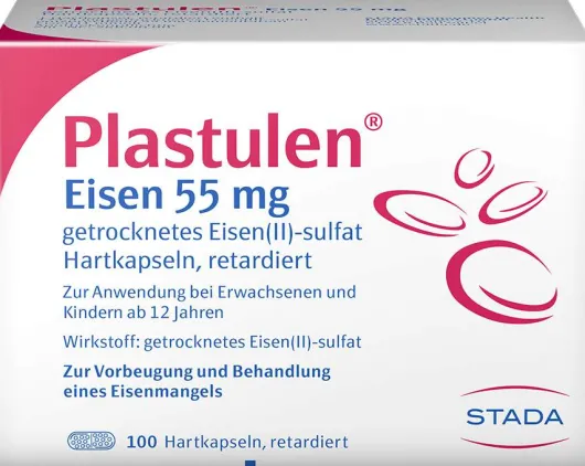 Plastulen Eisen 55 mg 100 Retardkapseln