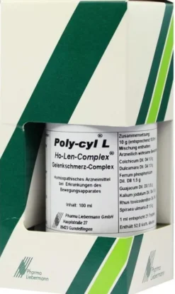 Poly Cyl L Ho Len Complex Tropfen Gelenkschmerz Complex 100 Ml...