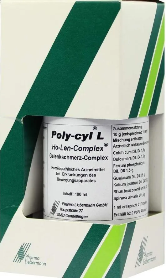 Poly Cyl L Ho Len Complex Tropfen Gelenkschmerz Complex 100 Ml...