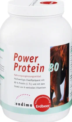 Power Protein 80 Erdbeer 900 G Pulver