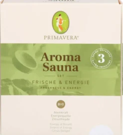 Primavera Aroma Sauna Set Frische & Energie Sauna-Aufgüsse