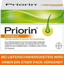 Priorin Vorteilsset 2 x 120 Kapseln + gratis 30 Kapseln