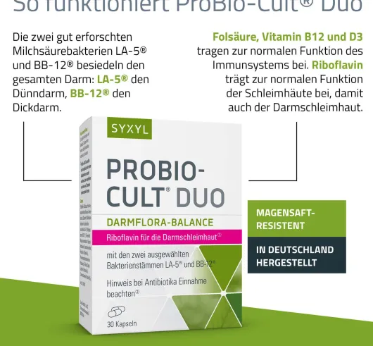 Probio Cult Duo Syxyl 30 Kapseln