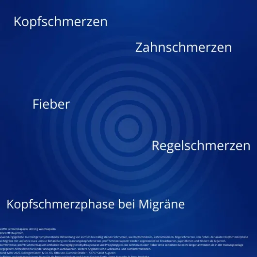 Proff Schmerzkapseln 400 mg 20 Stück