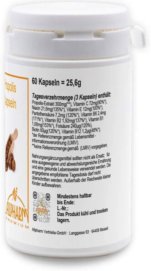 Propolis Plus Vitamine 60 Kapseln
