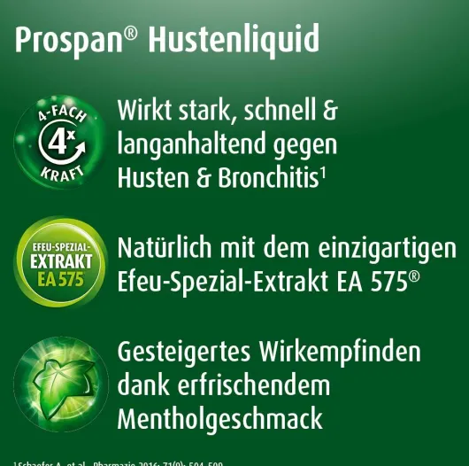 Prospan Hustenliquid mit Mentholgeschmack 200 ml