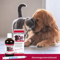 Pulmo Alfa Für Hunde und Katzen Ergänzungsfuttermittel 100 ml