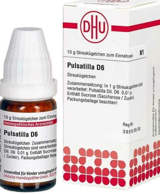 Pulsatilla D6 Dhu 10 G Globuli
