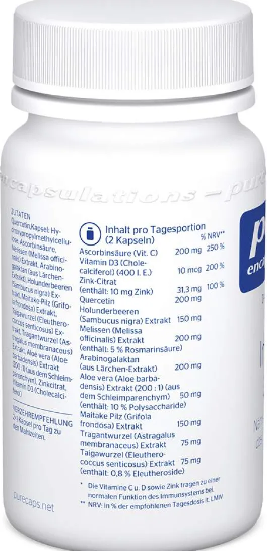 Pure Encalsulations Immun Aktiv 30 Kapseln