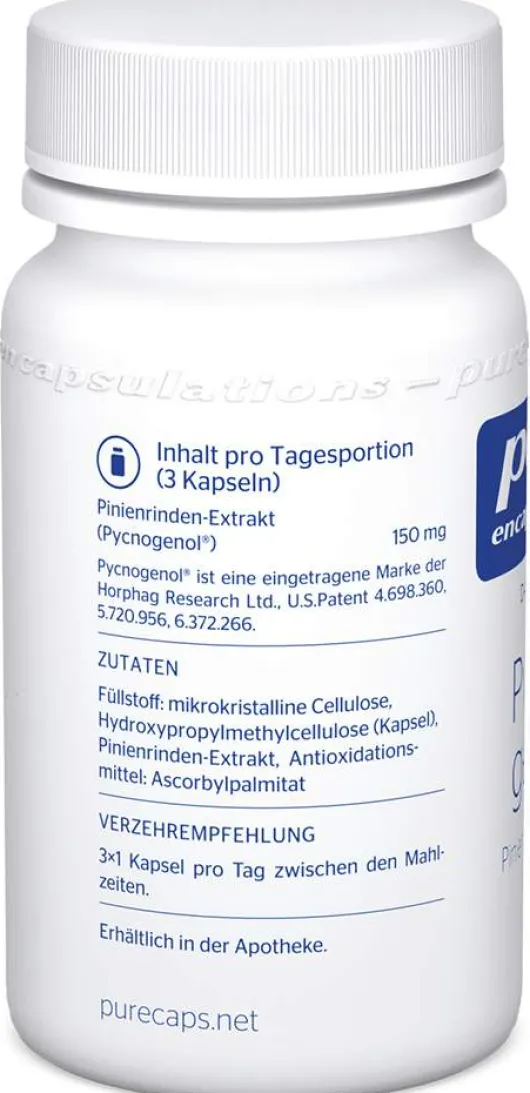 Pure Encap Pycnogenol 50 mg 60 Kapseln
