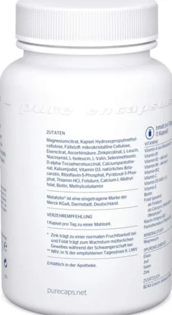 Pure Encap Schwangerschafts Formel 60 Kapseln