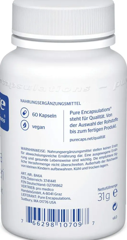 Pure Encapsulations Bacopa Monniera Kapseln