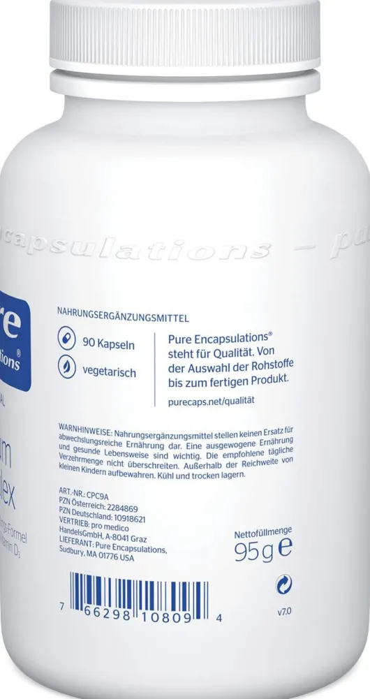 Pure Encapsulations Calcium Complex 90 Kapseln