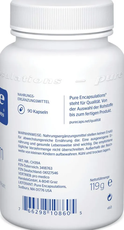 Pure Encapsulations Calcium Mcha 90 Kapseln