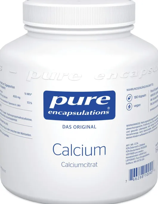Pure Encapsulations Calciumcitrat 180 Kapseln