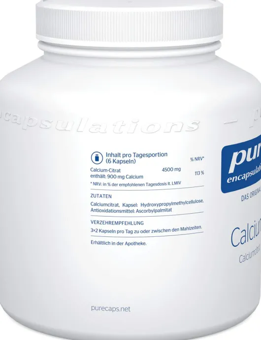Pure Encapsulations Calciumcitrat 180 Kapseln