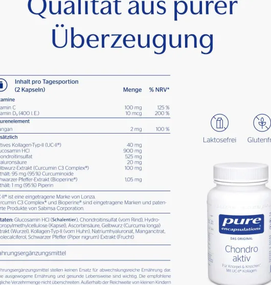 Pure Encapsulations Chondro Aktiv 60 Kapseln