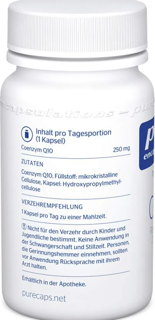 Pure Encapsulations Coq10 250 mg 30 Kapseln