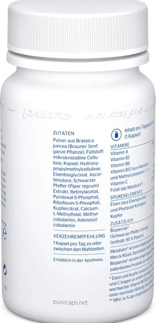 Pure Encapsulations Eisen Complex 30 Kapseln