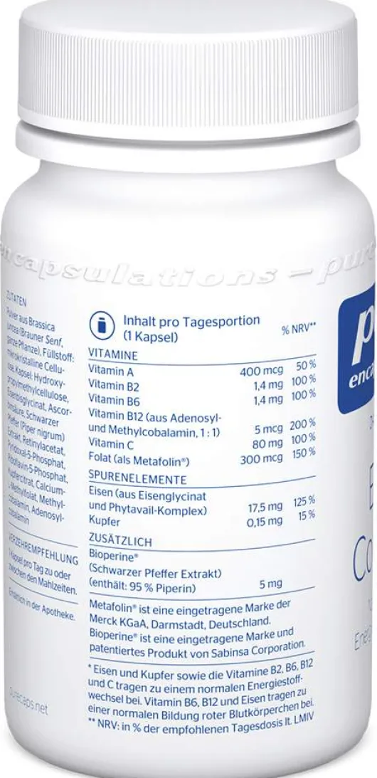 Pure Encapsulations Eisen Complex 30 Kapseln