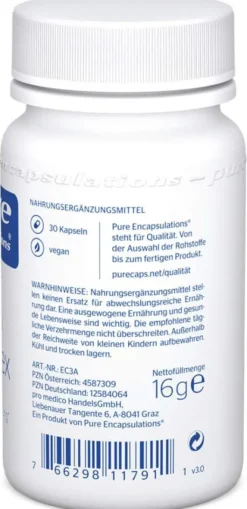Pure Encapsulations Eisen Complex 30 Kapseln