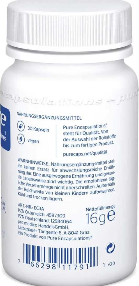 Pure Encapsulations Eisen Complex 30 Kapseln