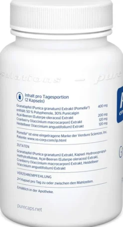 Pure Encapsulations Granatapfel Plus 60 Kapseln