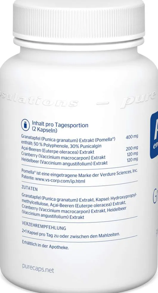 Pure Encapsulations Granatapfel Plus 60 Kapseln