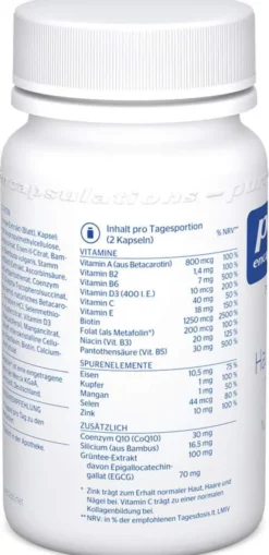 Pure Encapsulations Haut-Haare-Nägel 60 Kapseln