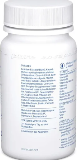 Pure Encapsulations Haut-Haare-Nägel 60 Kapseln