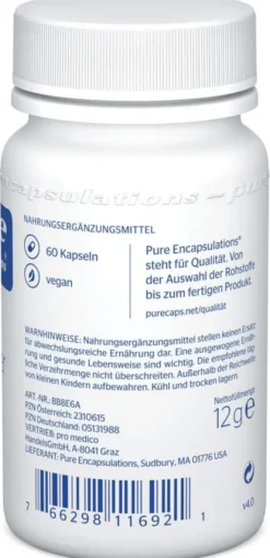 Pure Encapsulations Heidelbeer Extrakt 80 mg 60 Kapseln
