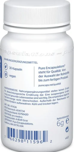 Pure Encapsulations Hyaluronsäure 30 Kapseln