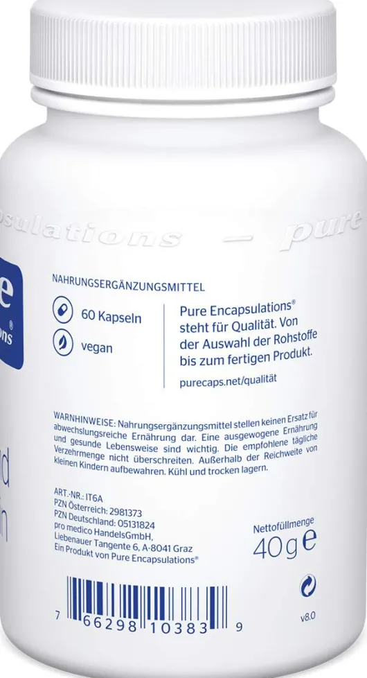 Pure Encapsulations Jod und Tyrosin Kapseln
